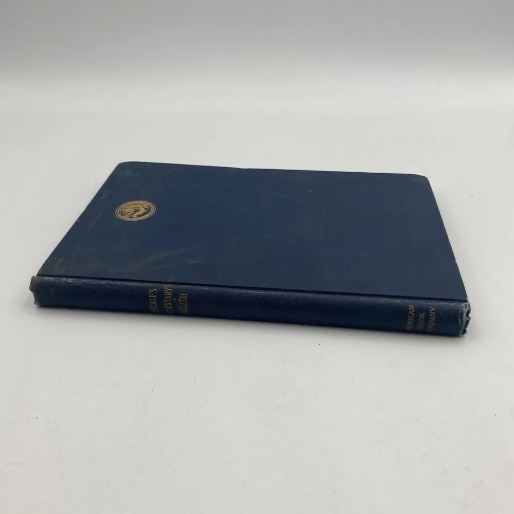 Antique 1895 Metcalf's Elementary English American Book Company HC‎ Reader